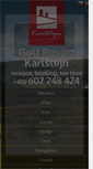 Mobile Screenshot of karlstejn-golf.cz